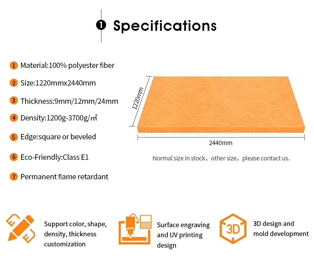 2 3D acoustics polyester fiber sheet 2 3D acoustics polyester fiber sheet